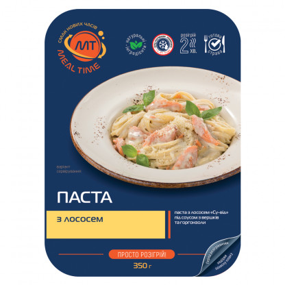 Паста з лососем  (готова страва) зображення
