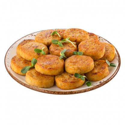 Котлети з лосося та тілапії, смажені, (готова страва) зображення 3