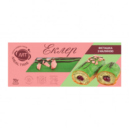 Эклер «Фисташка с малиной» изображение 2