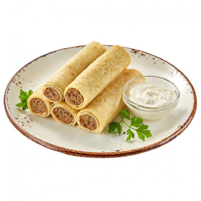 Налисники з яловичиною, (готова страва) зображення 3