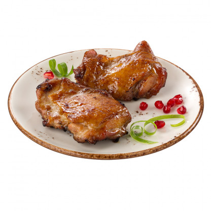 Шашлык из курицы терияке, бедро, жареный на углях (готовое блюдо) изображение 2