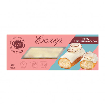 Эклер «Кокос с белым шоколадом» изображение 2