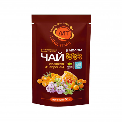 Чай "Обліпиха з чебрецем" без доданого цукру, з медом зображення 2