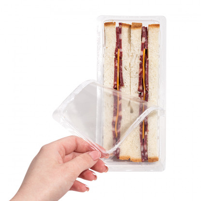 Сэндвич с колбасой и сыром (готовое блюдо) изображение 2