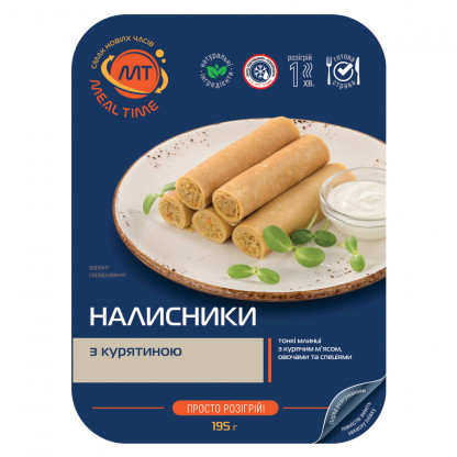 Налисники з курятиною (готова страва) зображення