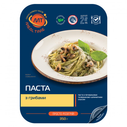 Паста з грибами  (готова страва) зображення